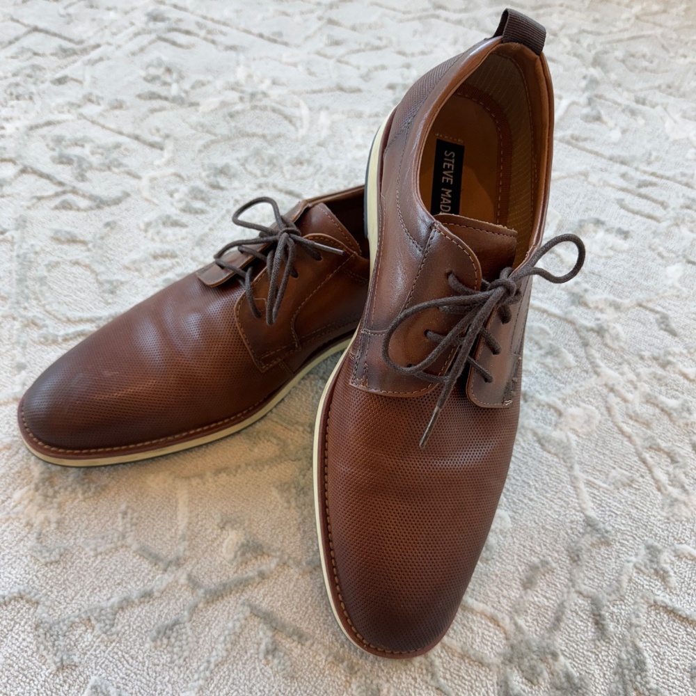 Steve Madden Cedrick Size 9 Men's Brown leather upper